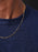 14k Gold Filled Curb Chain Necklace with Satellite Square Links Necklace WE ARE ALL SMITH   