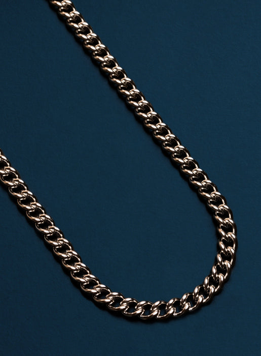 Waterproof 7mm Thick Curb Style link chain for men Jewelry WE ARE ALL SMITH   
