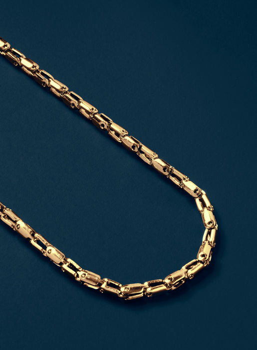Men's 5mm Gold Chain Necklace Necklace WE ARE ALL SMITH