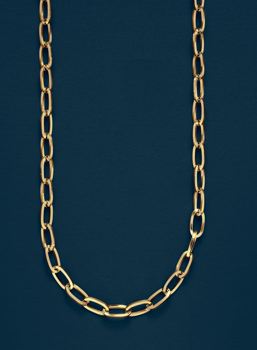 Gold 5.5mm Thick 316L Stainless Steel Cable Chain Necklace Necklace WE ARE ALL SMITH