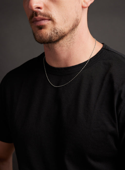 Waterproof 1mm Stainless Steel Minimalist Chain Necklace for Men Necklace WE ARE ALL SMITH