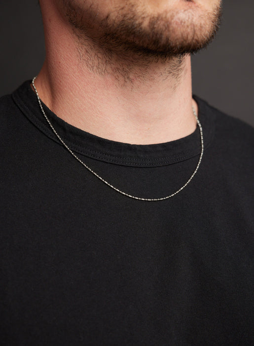 Waterproof 1mm Stainless Steel Minimalist Chain Necklace for Men Necklace WE ARE ALL SMITH