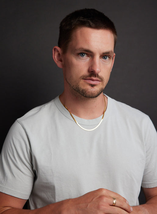 3mm Herringbone Gold Chain Necklace for Men Necklace WE ARE ALL SMITH