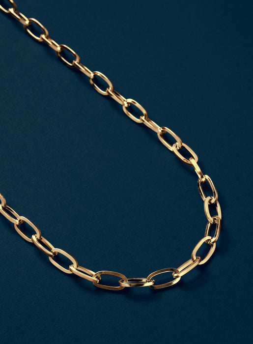 Gold 5.5mm Thick 316L Stainless Steel Cable Chain Necklace Necklace WE ARE ALL SMITH   