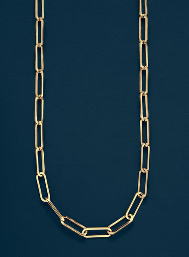 6mm Thick Gold Chain Clip Cable Link Necklace Necklace WE ARE ALL SMITH   