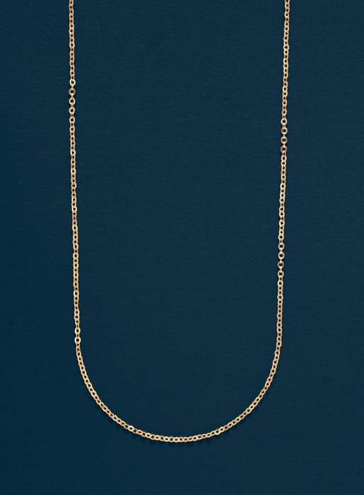 Gold THIN 1mm Cable Chain Necklace for Men Necklace WE ARE ALL SMITH