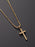 SMALL GOLD CROSS NECKLACE FOR MEN Jewelry We Are All Smith   