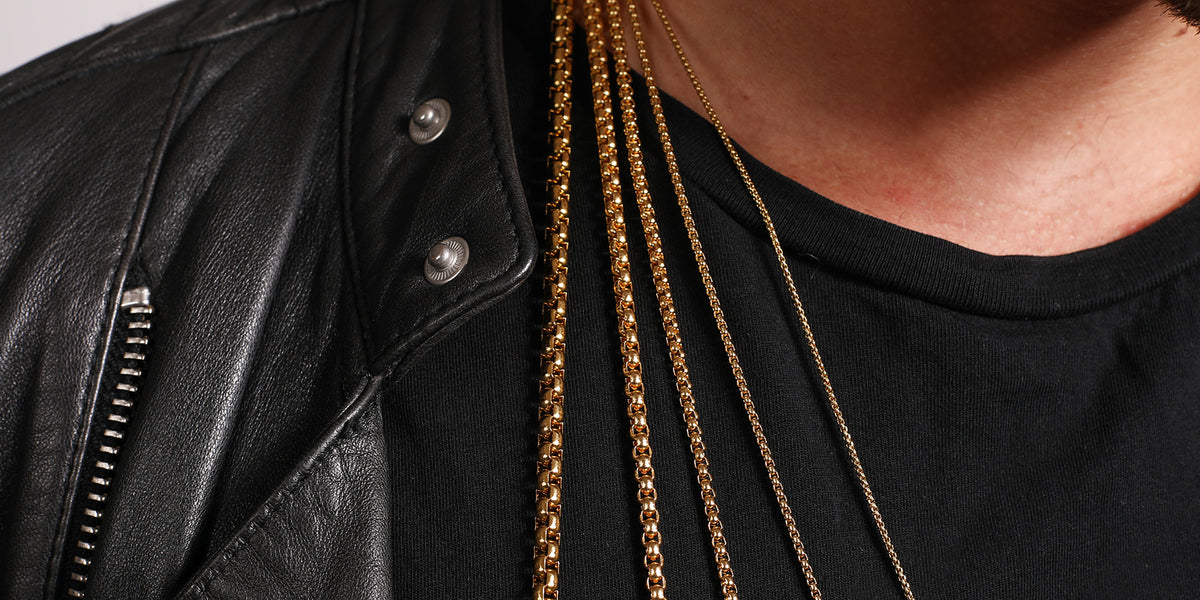 Difference between necklace chain thickness. — WE ARE ALL SMITH