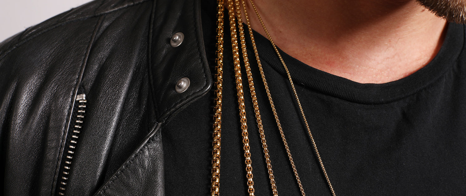 Difference between necklace chain thickness. — WE ARE ALL SMITH