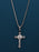 Small Stainless Steel Crucifix Men's Necklace Necklaces WE ARE ALL SMITH   