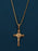 Small Gold Crucifix Men's Necklace Necklaces WE ARE ALL SMITH   