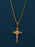 Small Gold Crucifix Men's Necklace Necklaces WE ARE ALL SMITH   