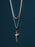 Waterproof SET OF 2 NECKLACES Crucifix and Rope Chain Necklaces WE ARE ALL SMITH: Men's Jewelry & Clothing.   