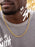 Stainless Steel Gold Plated 7mm Thick Oval Cable Chain Necklace Necklace WE ARE ALL SMITH