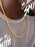 Stainless Steel Gold Plated 7mm Thick Oval Cable Chain Necklace Necklace WE ARE ALL SMITH