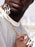 Stainless Steel Gold Plated 8mm Cable Chain Necklace WE ARE ALL SMITH