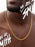 Stainless Steel Gold Plated 7mm Curb Chain Necklace Jewelry WE ARE ALL SMITH