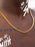 Stainless Steel Gold Plated 7mm Curb Chain Necklace Jewelry WE ARE ALL SMITH