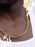 Stainless Steel Gold Plated 8mm Cable Chain Necklace Jewelry WE ARE ALL SMITH