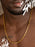 Stainless Steel Gold Plated Men's 5mm Chain Necklace Necklace WE ARE ALL SMITH