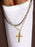 FAITH OF THE UNKNOWN Vermeil Gold Cross on 14k Gold Filled Curb Chain Necklaces We Are All Smith