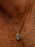 Saint Christopher Pendant with Blue Enamel on Sterling Silver Rhodium Chain Necklaces WE ARE ALL SMITH: Men's Jewelry & Clothing.