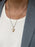 One-of-a-kind Mosasaur Fossil Teeth Sterling Silver Pendant Necklace
