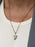 One-of-a-kind Mosasaur Fossil Teeth Sterling Silver Pendant Necklace