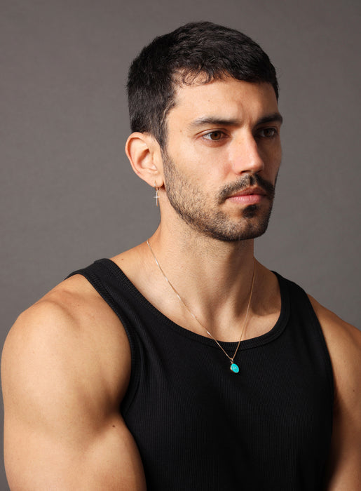 Turquoise Gemstone Necklace Necklaces WE ARE ALL SMITH: Men's Jewelry & Clothing.