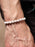 White Howlite and Sterling Silver Bead Bracelet for Men Bracelets WE ARE ALL SMITH: Men's Jewelry & Clothing.   