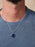 925 Sterling Shield Shape Genuine Lapis Lazuli Pendant Necklace Necklace WE ARE ALL SMITH: Men's Jewelry & Clothing.   