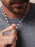 925 Oxidized Sterling Silver Gray Pearls Necklace for Men Necklace WE ARE ALL SMITH: Men's Jewelry & Clothing.   