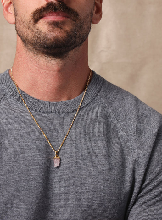 14k Gold Filled + Vermeil One of a Kind Gemstone Pendant Collection Necklace WE ARE ALL SMITH: Men's Jewelry & Clothing.   