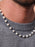 925 Oxidized Sterling Silver White Natural Pearls Necklace for Men Necklace WE ARE ALL SMITH: Men's Jewelry & Clothing.   