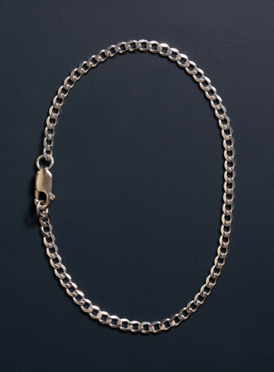 Minimalist 925 Sterling Silver Cuban Links Men's Bracelet Bracelets WE ARE ALL SMITH: Men's Jewelry & Clothing.   