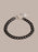 Titanium Coated Sterling Silver Flattened Curb Chain Bracelet for Men Bracelets WE ARE ALL SMITH: Men's Jewelry & Clothing.   