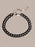 Titanium Coated Sterling Silver Flattened Curb Chain Bracelet for Men Bracelets WE ARE ALL SMITH: Men's Jewelry & Clothing.   