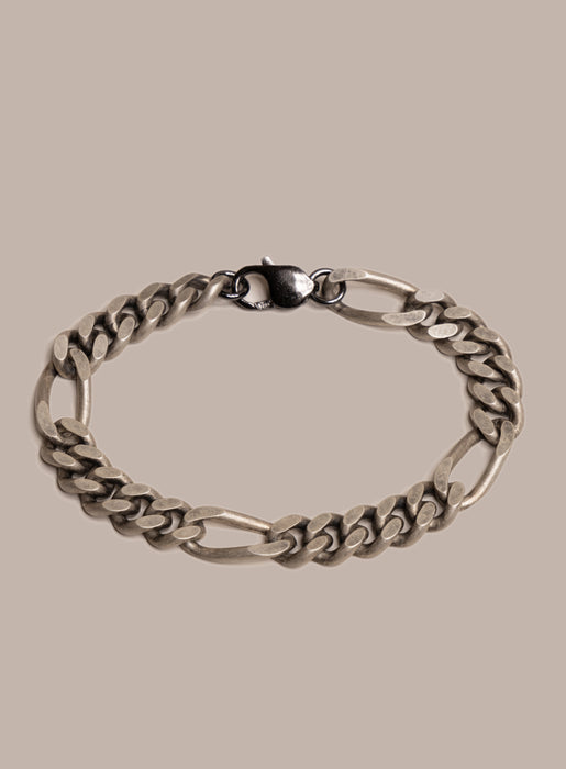 925 Oxidized Sterling Silver Thick Jewelry Bracelet for Man Bracelets WE ARE ALL SMITH: Men's Jewelry & Clothing.   