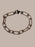 925 Oxidized Sterling Silver Chunky Textured Cable Chain Men's Bracelet Bracelets WE ARE ALL SMITH: Men's Jewelry & Clothing.   