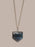 925 Sterling Shield Shape Genuine Labradorite Pendant Necklace Necklace WE ARE ALL SMITH: Men's Jewelry & Clothing.   