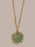 Vermeil Gold Light Blue Enamel Saint Christopher Medal Necklace for Men Necklace WE ARE ALL SMITH: Men's Jewelry & Clothing.