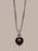 925 Sterling Silver Chocolate Sapphire Pendant on Sterling Cuban Chain Necklaces We Are All Smith