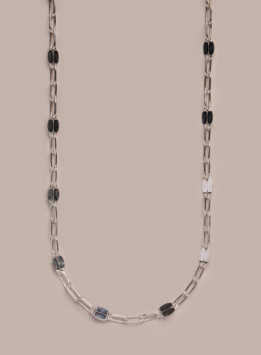 925 Sterling Silver Minimalist 3 to 1 Oval Cable Chain Necklace WE ARE ALL SMITH: Men's Jewelry & Clothing.