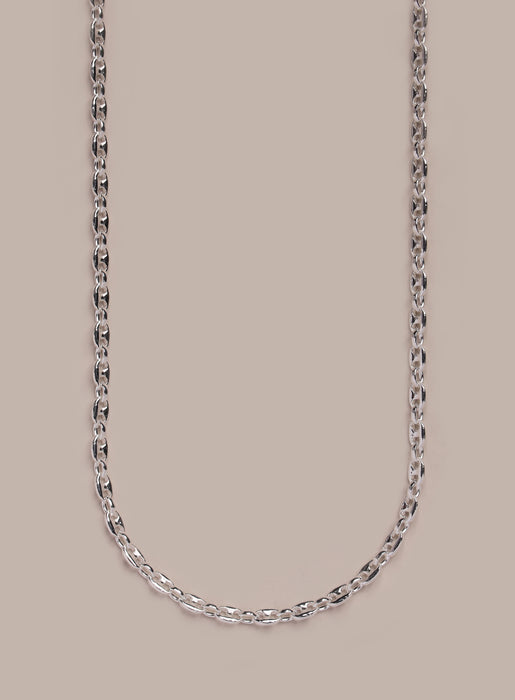 925 Sterling Silver Minimalist Men's Mariner Chain Necklace Necklace WE ARE ALL SMITH: Men's Jewelry & Clothing.
