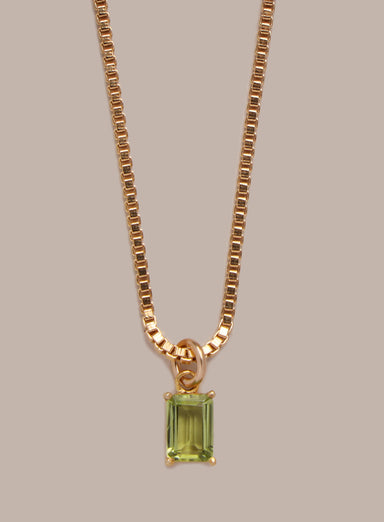 Genuine Peridot 14k Gold Filled Chain Necklace for Men Necklace WE ARE ALL SMITH: Men's Jewelry & Clothing.