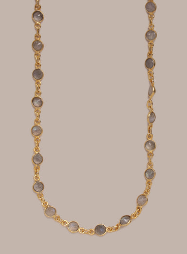 14k Gold Plated Labradorite Chain Necklace for Men Necklaces WE ARE ALL SMITH