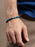 Green-Blue Tiger Eye and Sterling Silver Bracelet for Men Bracelets WE ARE ALL SMITH: Men's Jewelry & Clothing.