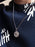 Sterling Silver Black Moissanite Gemstone Compass Necklace Necklace WE ARE ALL SMITH