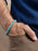 Turquoise Magnesite Geometric Bead Bracelet for Men WE ARE ALL SMITH