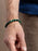 Green Tiger Eye and Sterling Silver Bead Bracelet for Men Bracelets WE ARE ALL SMITH